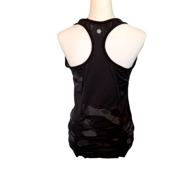 Athleta Fastest Track Racerback Tank Top Black Camo - Picture 3 of 11